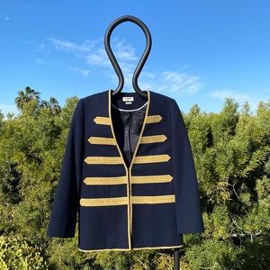 Blue and Gold Military Inspired Jacket 💙